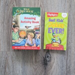 Magic Tree House Activity Book & Highlights Joke Book Set